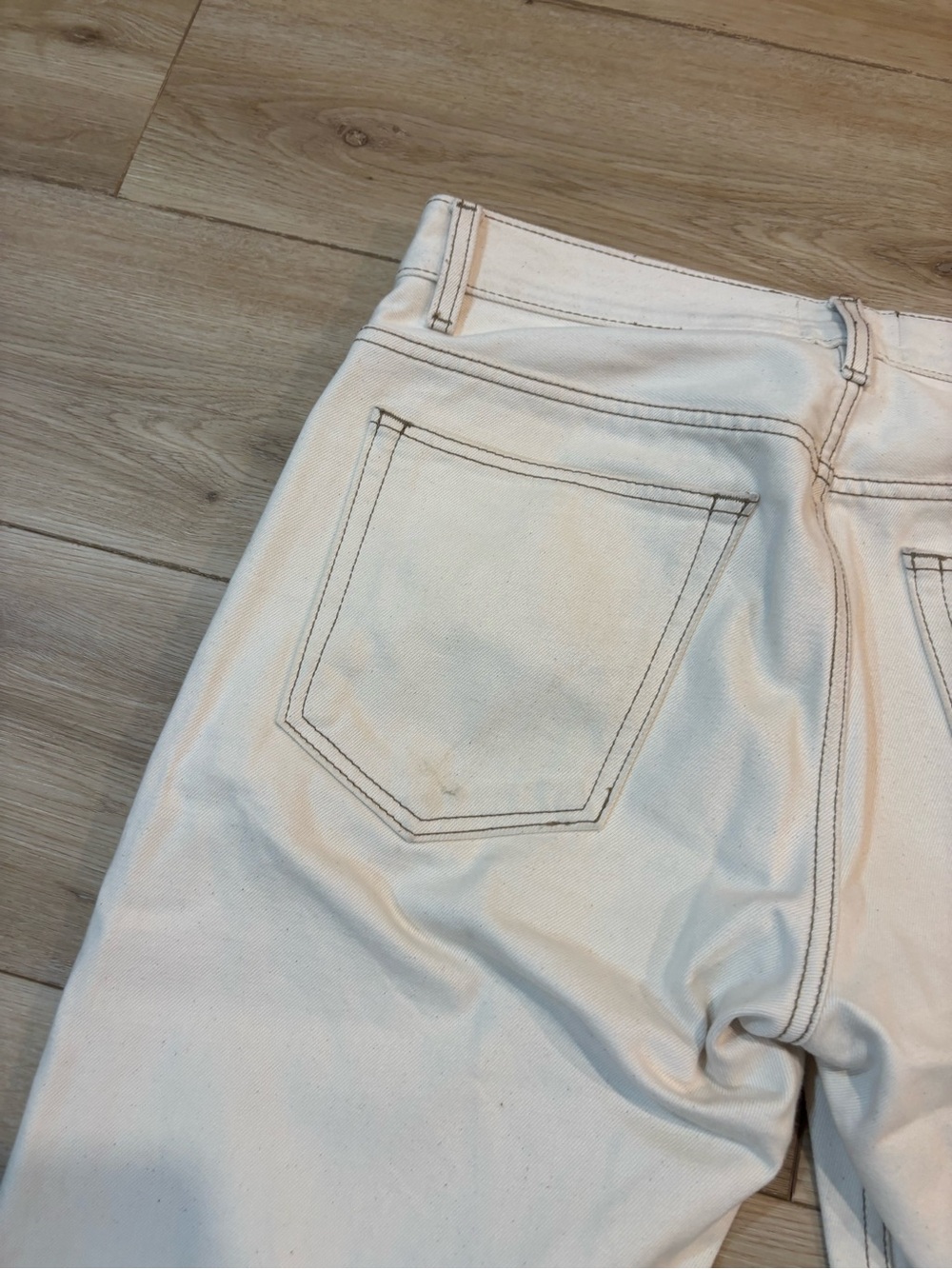 Bravestar Strongman 12oz Desert Bone Japan Selvedge Jeans Men’s Natural 34x30 - Picture 8 of 13